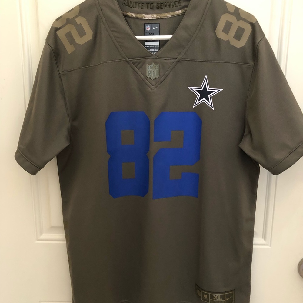 Dallas Cowboys Salute to Service #82 Jersey